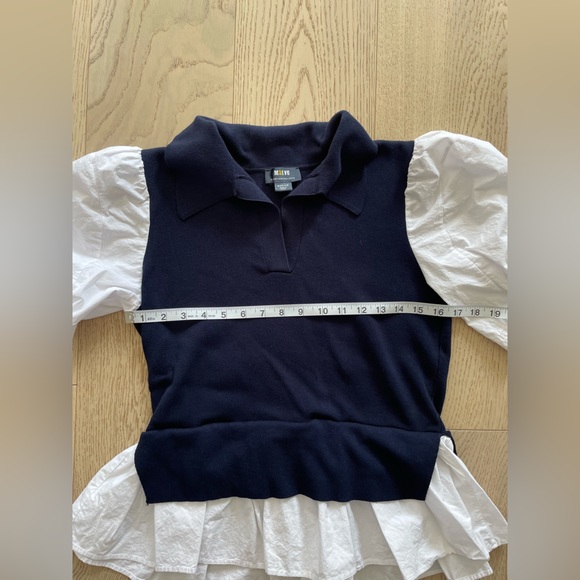 Maeve Anthropologie Layered Jumper Blouse - Picture 6 of 8